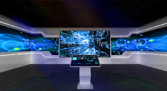多媒體展廳雙屏聯動系統 多媒體展廳雙屏聯動系統